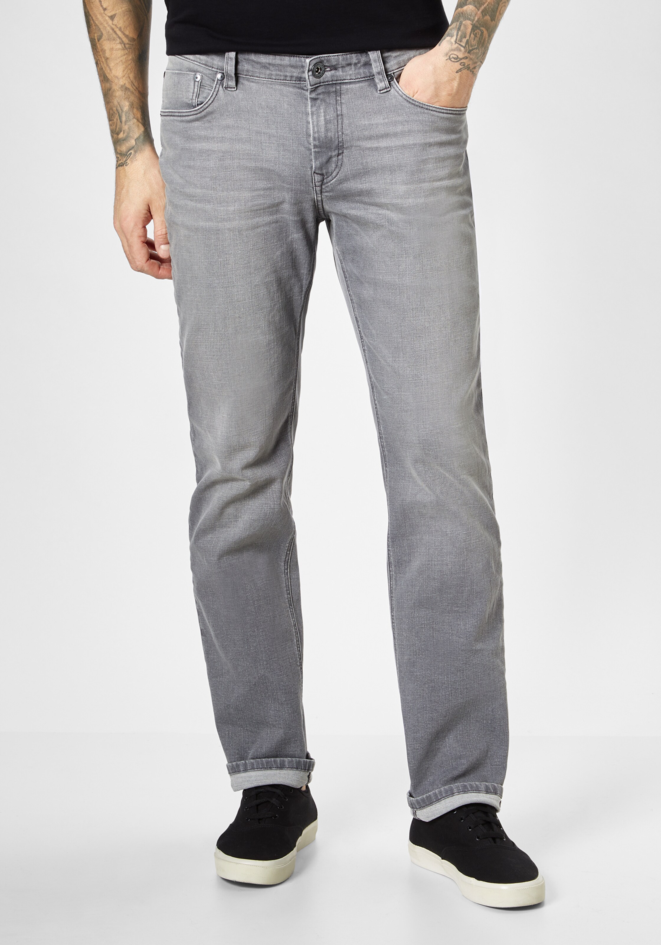 Männer Große Größen PADDOCKS Jeans in Grau - UU25882 Männer Große Größen PADDOCKS Jeans in Grau - UU25882