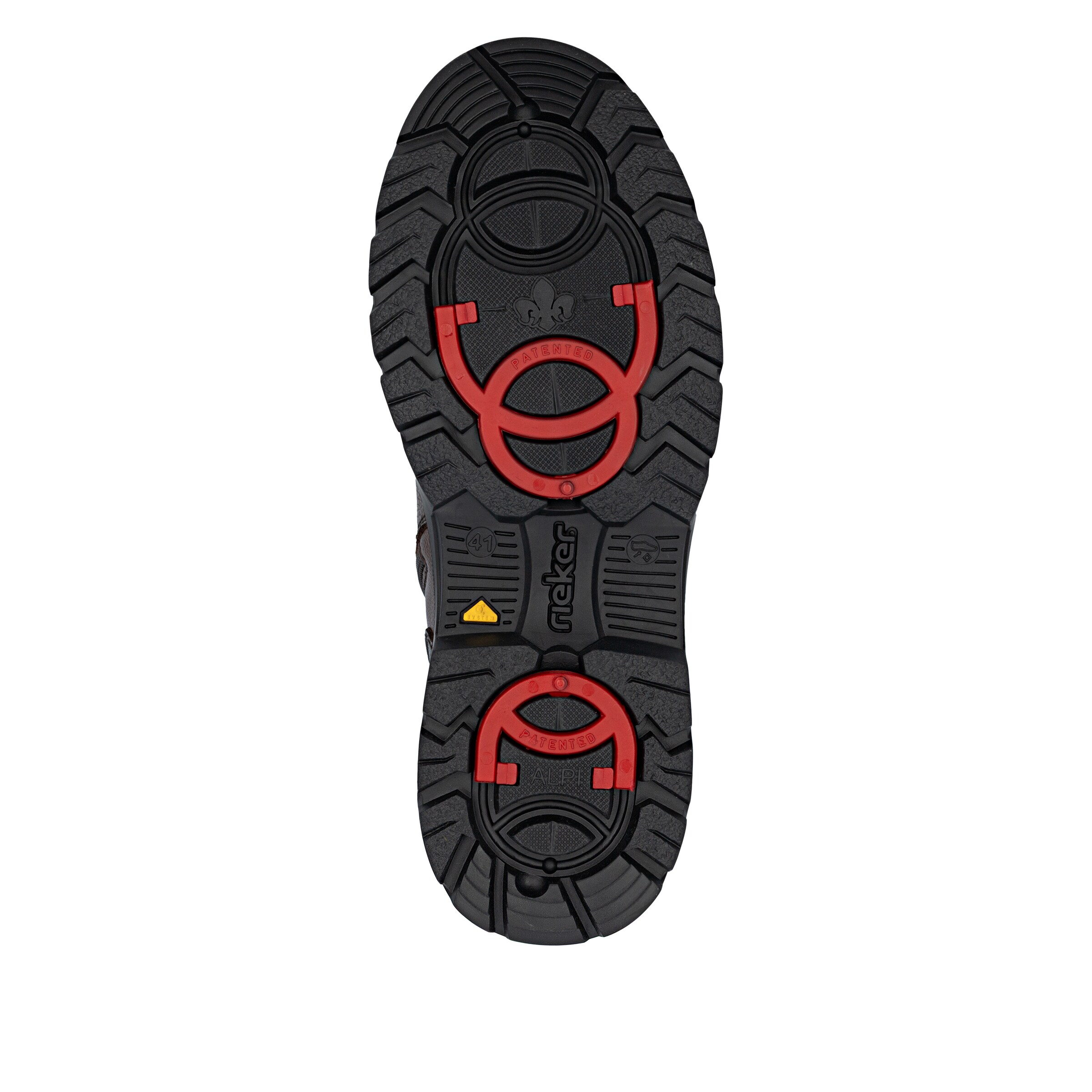 Rieker Lace-Up Boots in Brown