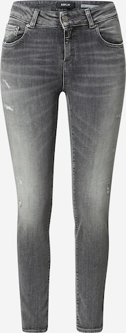 REPLAY Skinny Jeans 'FAABY' in Grey: front