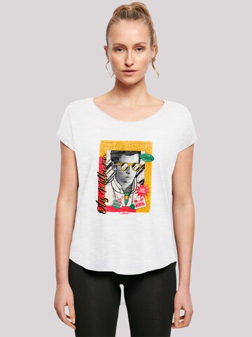 T-shirt 'Sex Education Otis Hung Over Collage Netflix TV Series' F4NT4STIC en blanc : devant