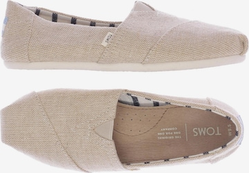 TOMS Flats & Loafers in 36 in Beige: front