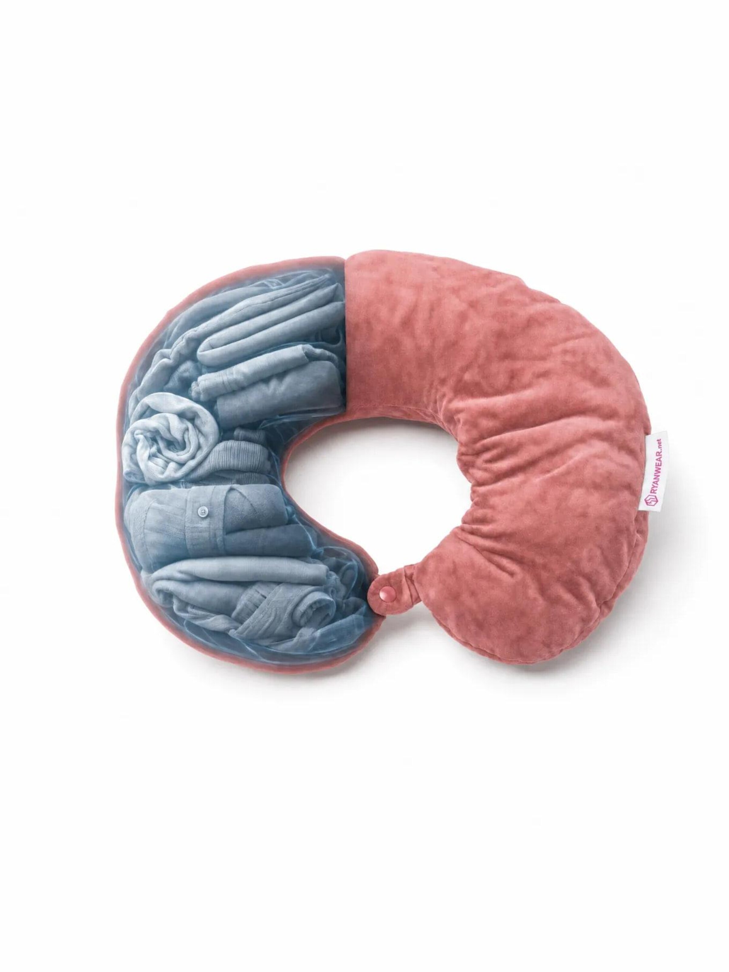 Ryan Wear Kussen in Roze: voorkant