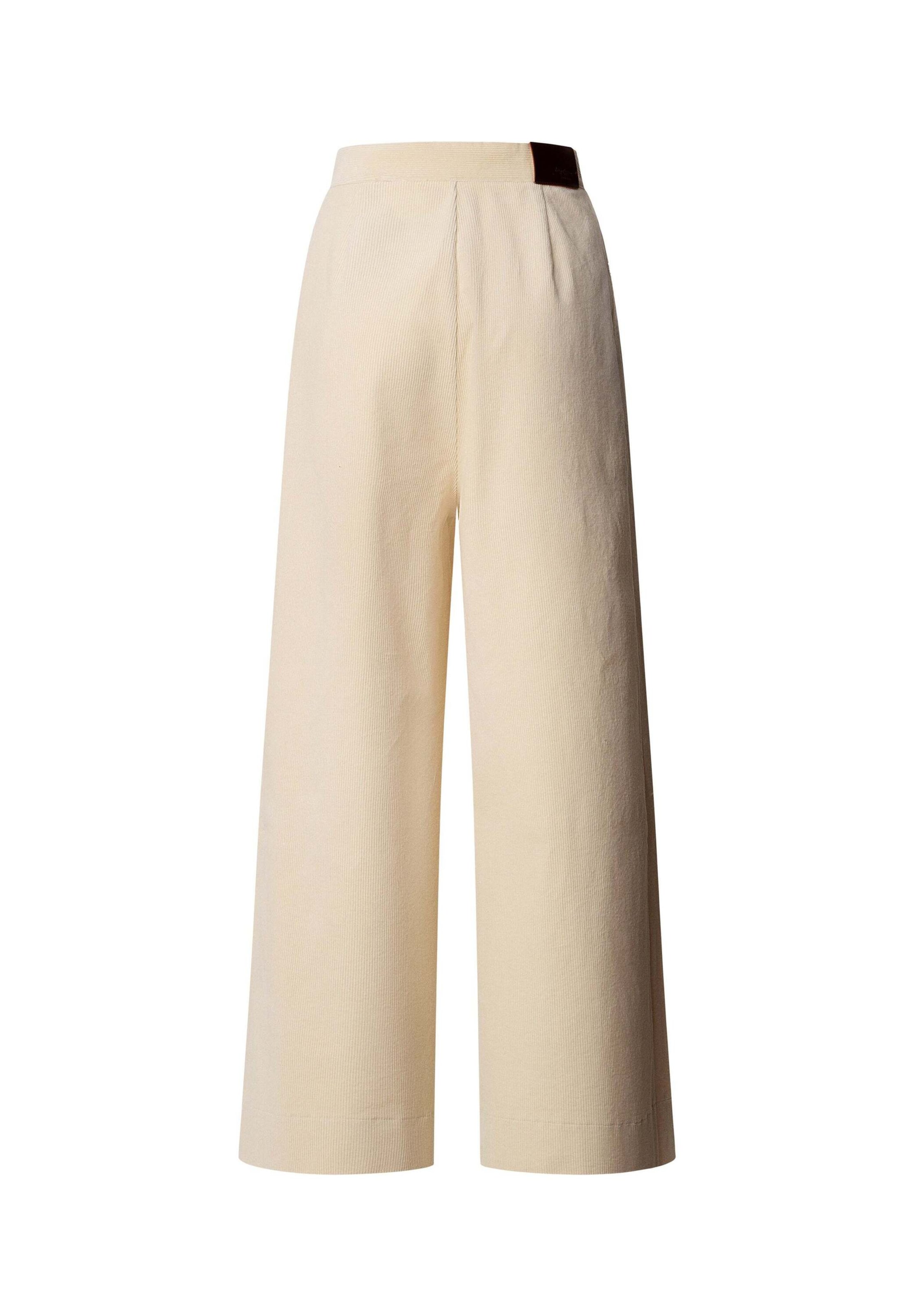Wide leg Pantaloni con pieghe 'Khloe' di Pepe Jeans in bianco