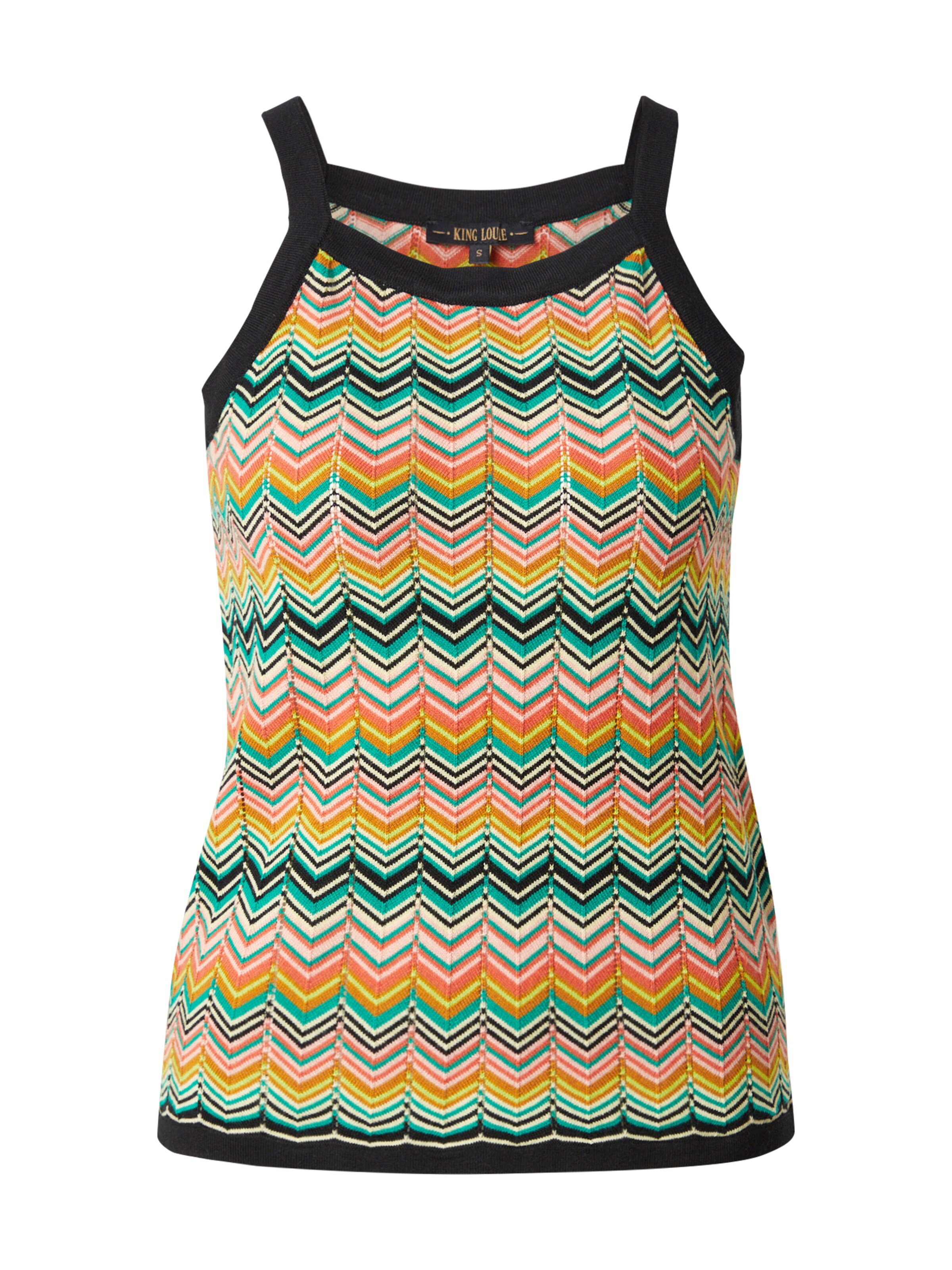 King Louie Top z naramnicami 'Sofie' | mešane barve barva: sprednja stran