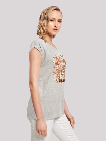 F4NT4STIC Shirt 'Feeling Christmas in the bones' in Grau