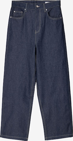 Bershka Loosefit Farkut värissä sininen: etupuoli