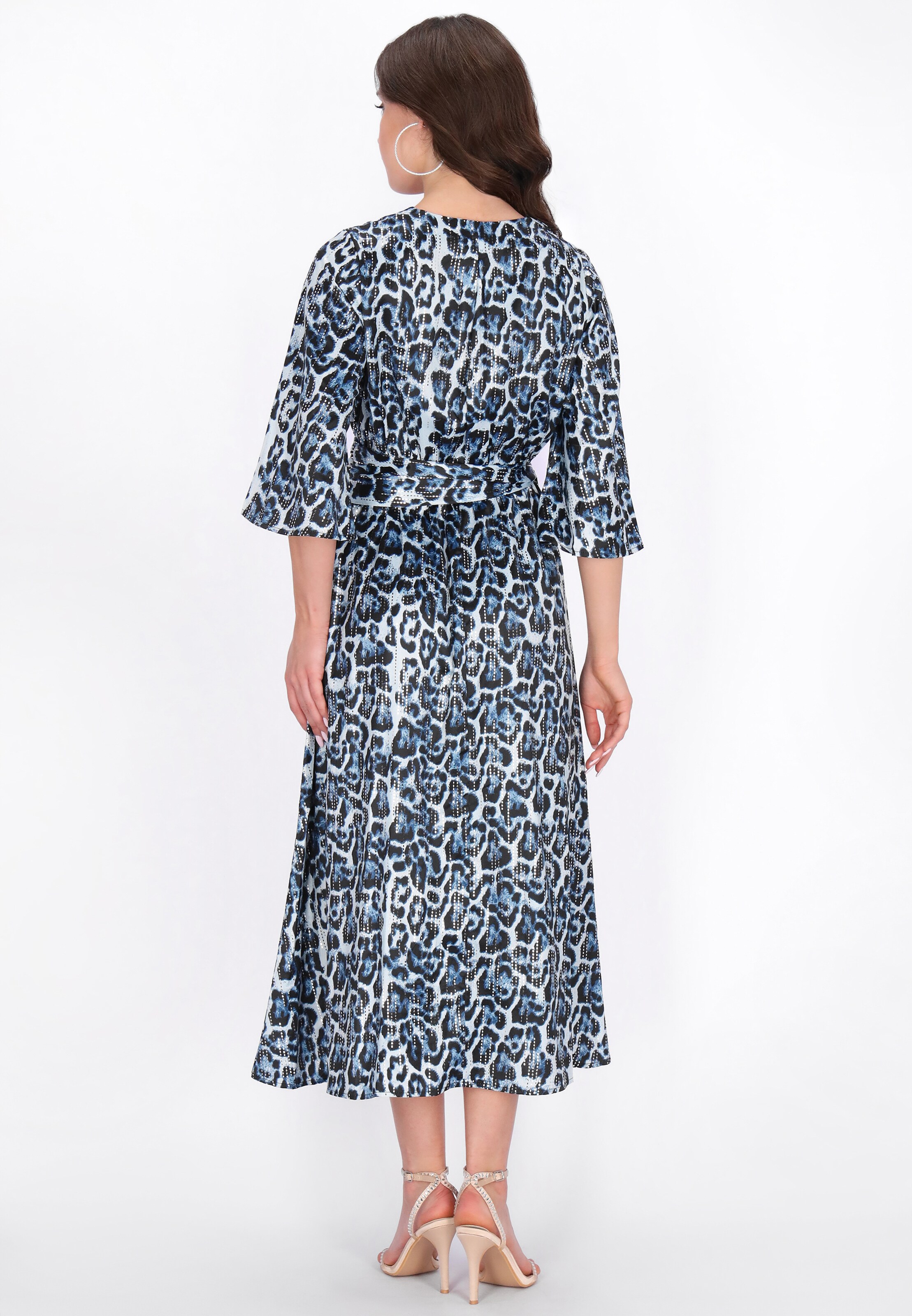 faina Jurk 'Festive' in Blauw