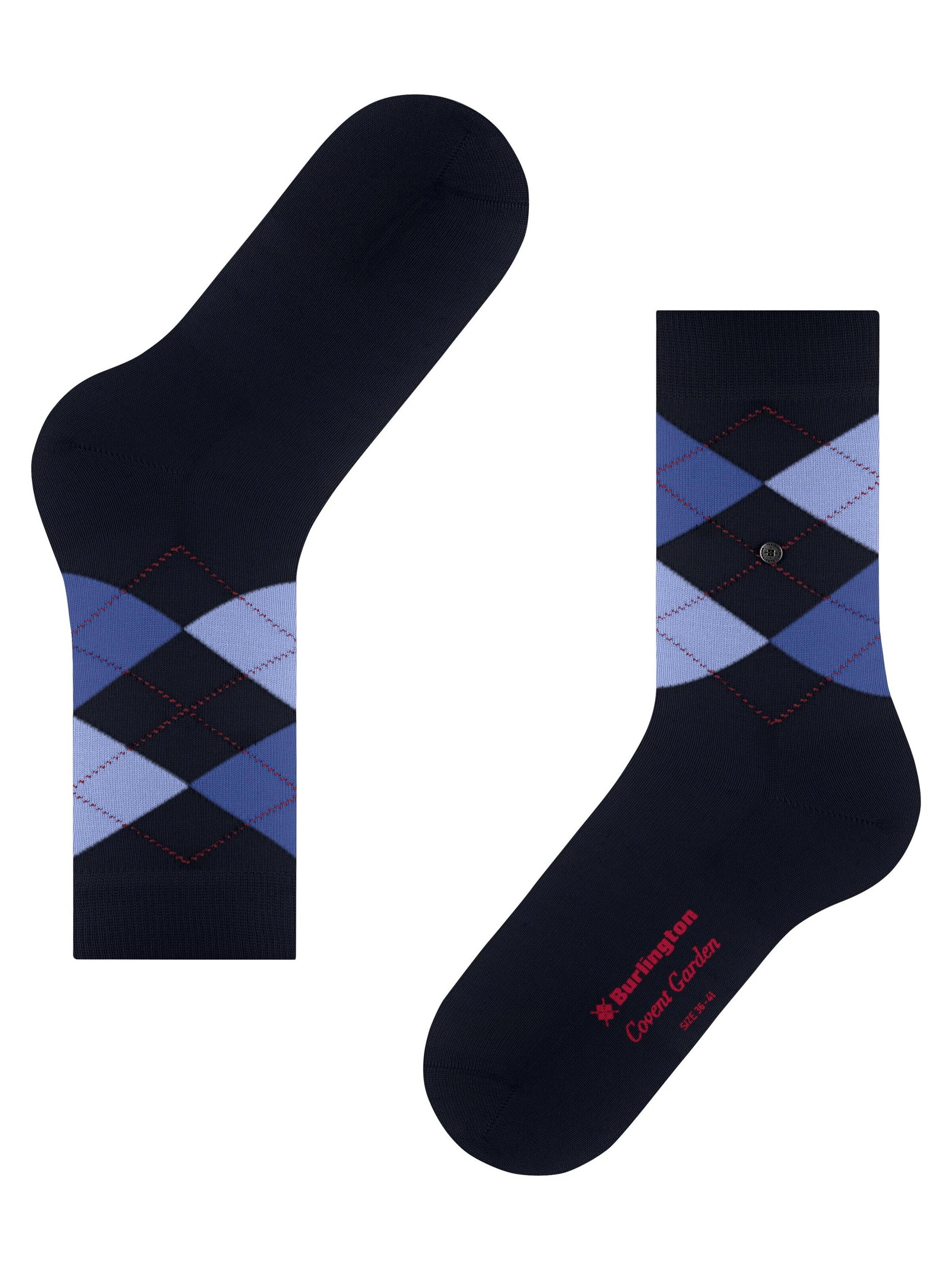 BURLINGTON Socks 'Covent Garden' in Blue