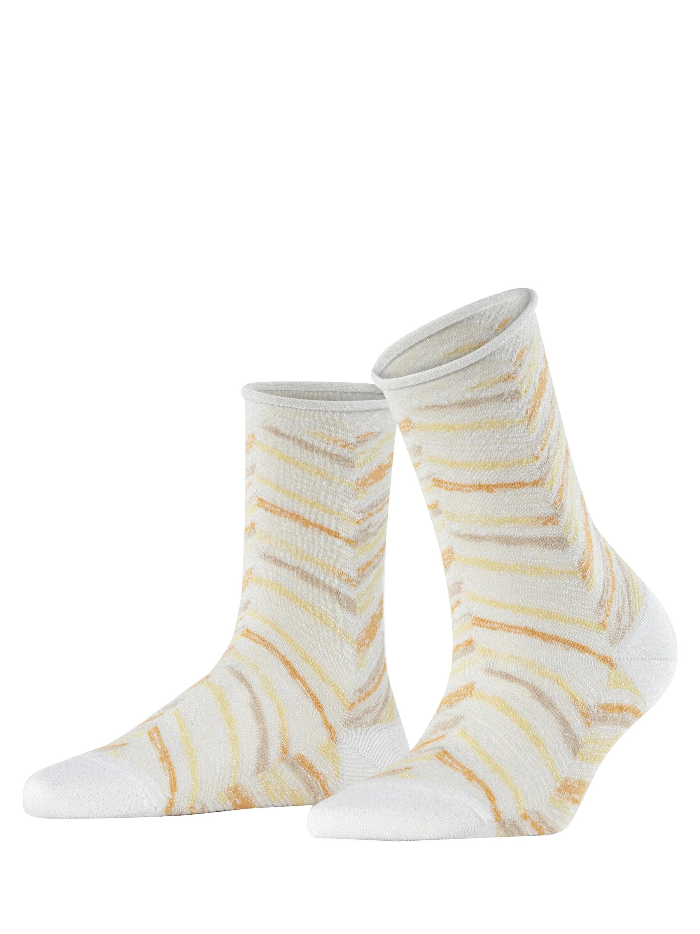 FALKE Socken 'Shiny Special Edition'‌‌‌ in Weiß: Vorderseite