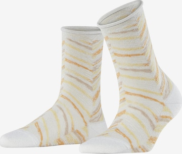 FALKE Socken 'Shiny Special Edition' in Weiß: Vorderseite