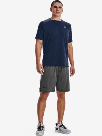 UNDER ARMOUR Regular fit Functioneel shirt 'Tech 2.0' in Blauw