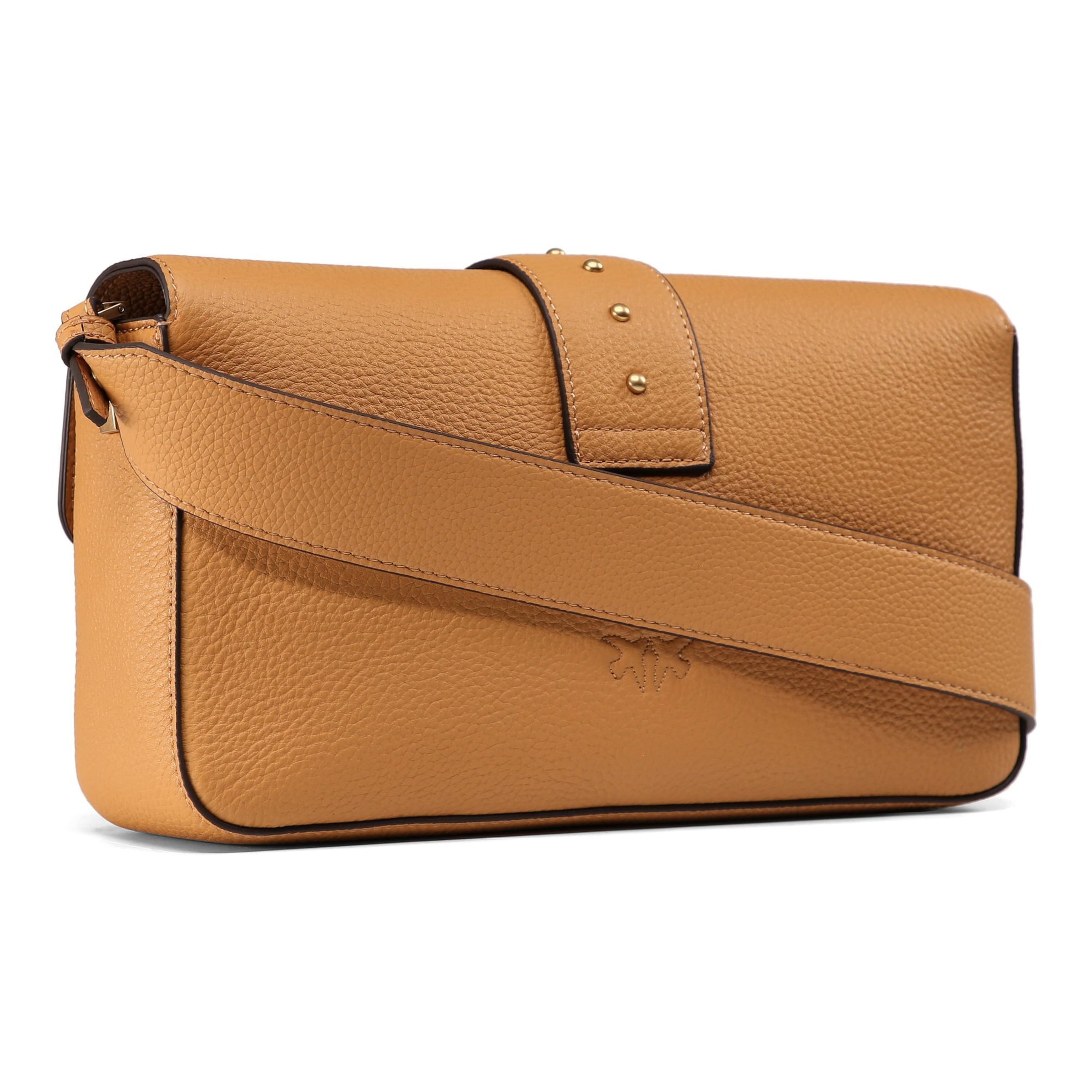 Borsa a tracolla 'Love One' di PINKO in marrone