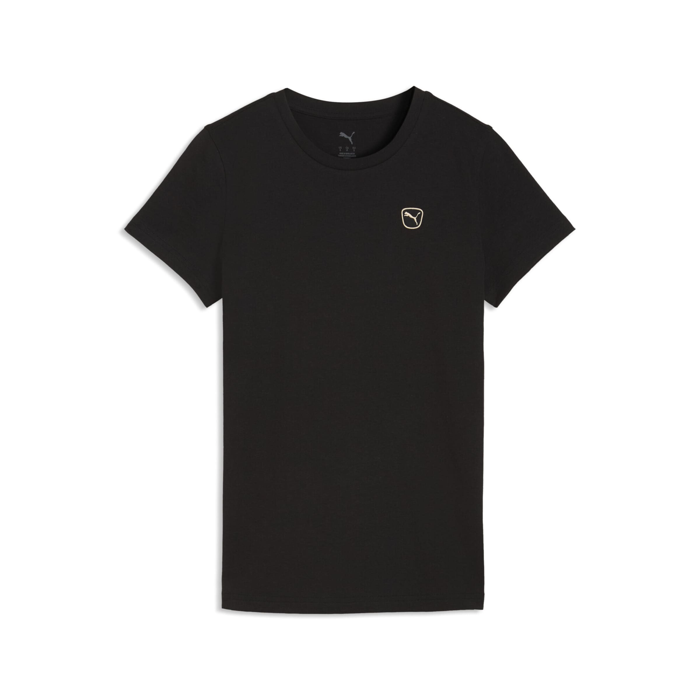 PUMA T-Shirt 'Ess Elevated' in Schwarz