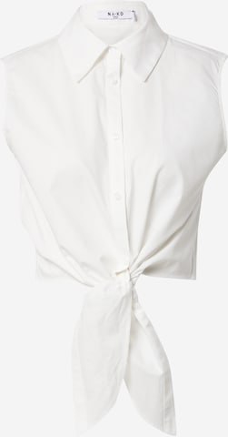 NA-KD Blouse in White: front