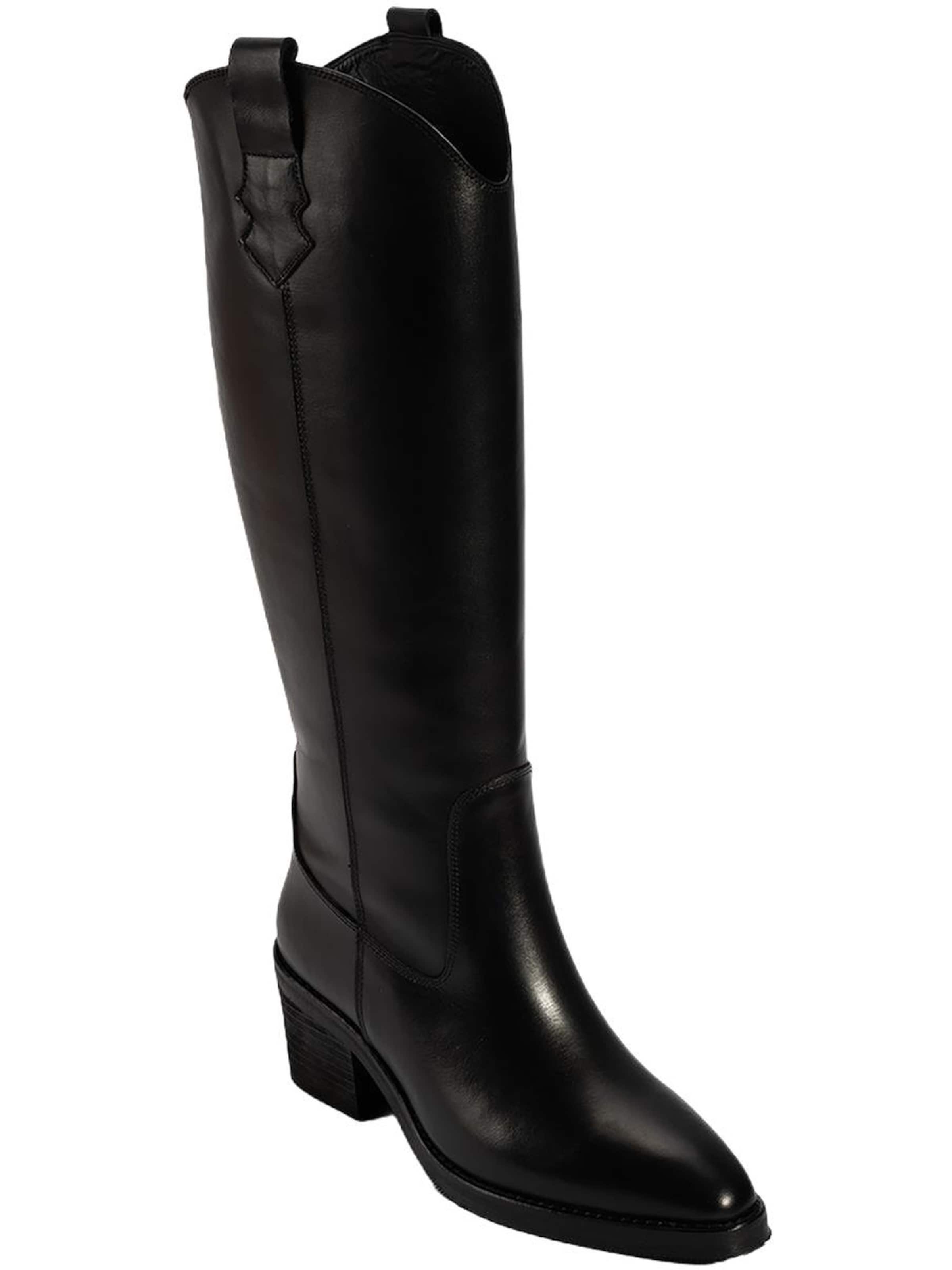 Desa - Botas 'Stiefel' en negro: frente