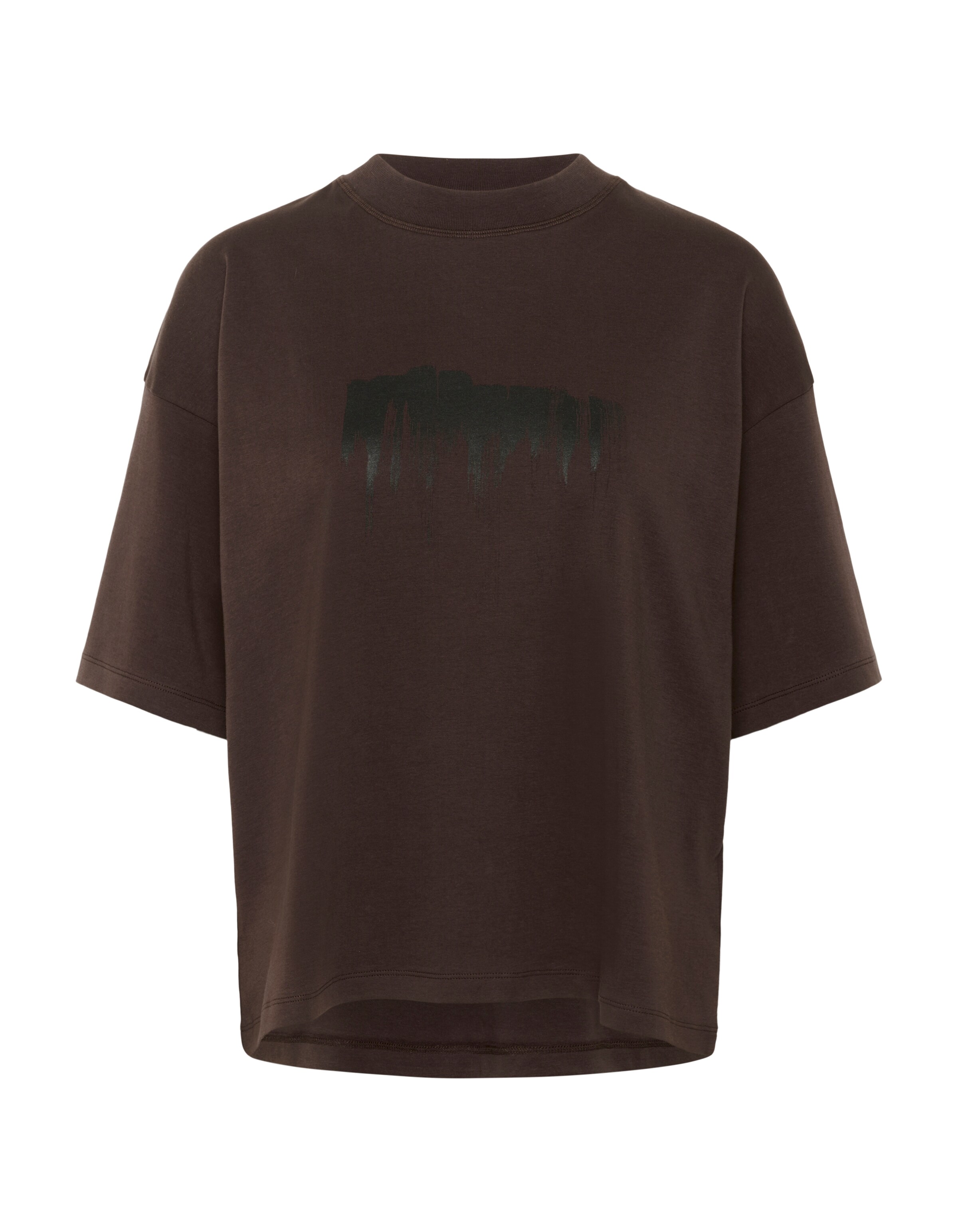 KAREN BY SIMONSEN Shirts 'KBOlena' i mørkebrun / sort, Produktvisning