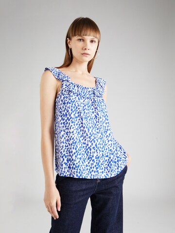 Marks & Spencer - Blusa 'Lin' em azul: frente