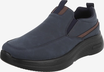 CoolWalk Slip-Ons in Blue: front
