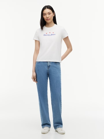 Tommy Jeans Shirts 'NOVELTY STAR' i hvid
