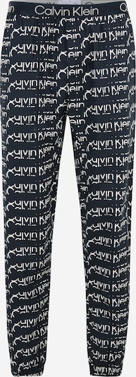 Calvin Klein Underwear Pantalon de pyjama en bleu marine / blanc, Vue avec produit