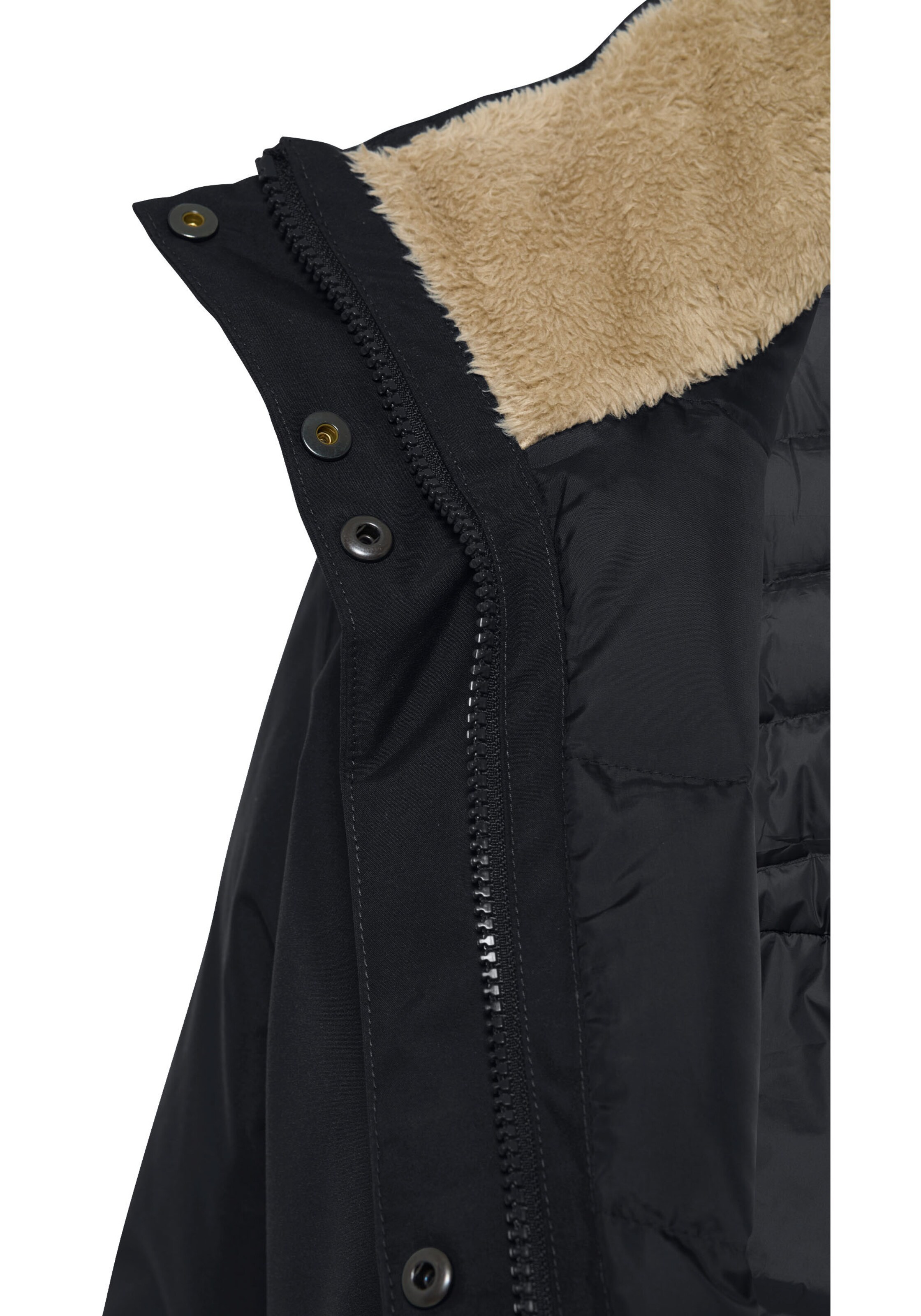 JACK WOLFSKIN Winter Coat in Black