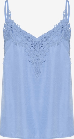 Cream Top 'CR Anna' in Blue: front