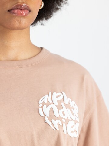 ALPHA INDUSTRIES Shirt in Orange