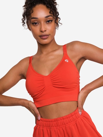 Bustier Soutien-gorge de sport 'Brooke' OCEANSAPART en rouge : devant