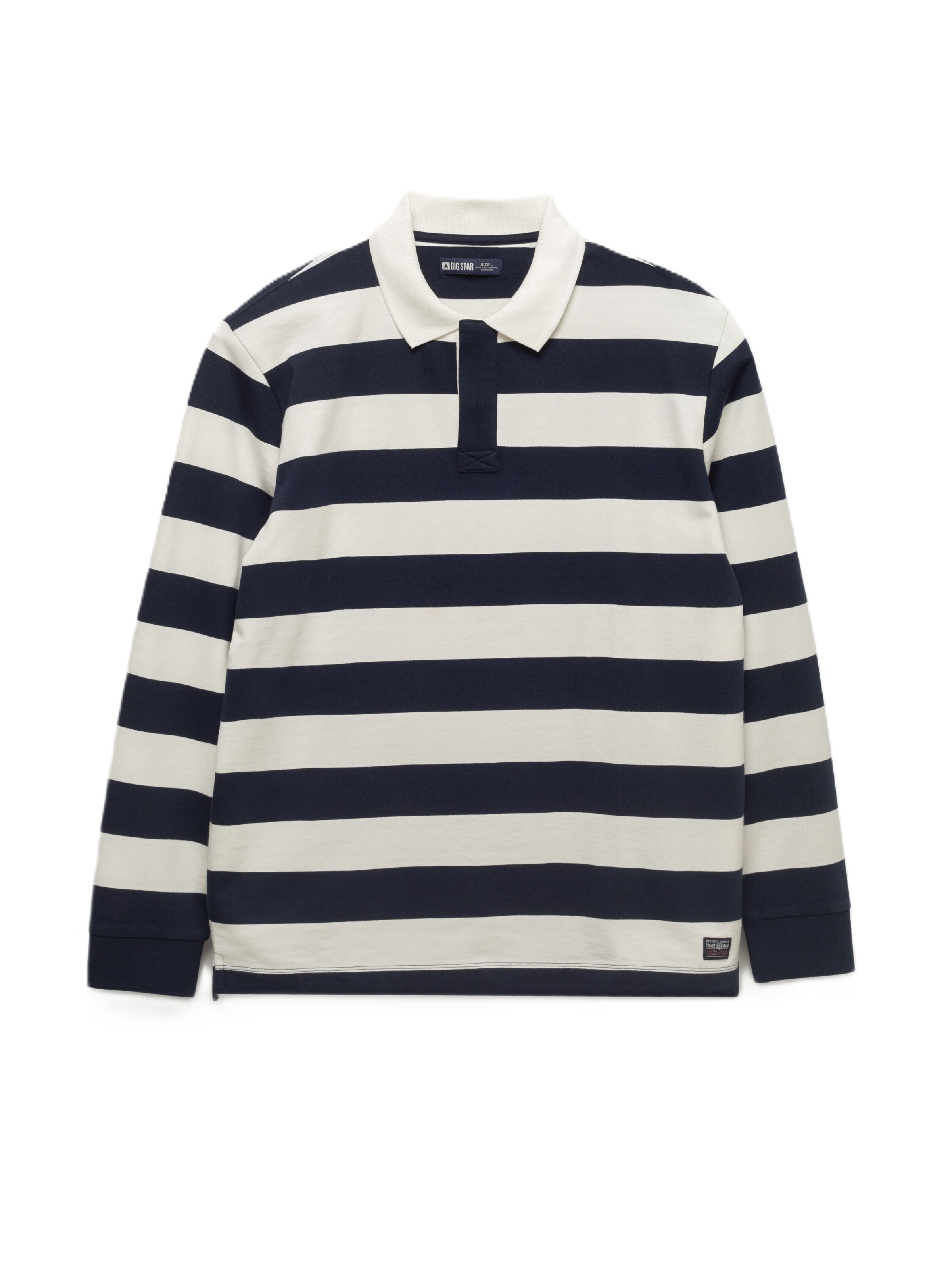 BIG STAR Shirt 'Miker' in Navy / natural white, Item view