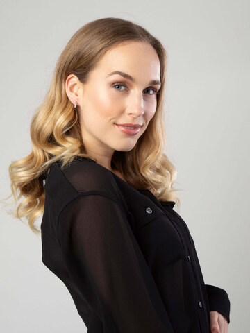 Lucardi Earrings 'Klassisch' in Silver