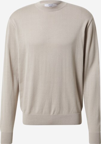 DAN FOX APPAREL Pullover 'Gregor' in Grau: predná strana