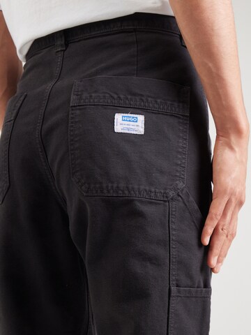 Regular Pantalon 'Gioro242D' HUGO en noir