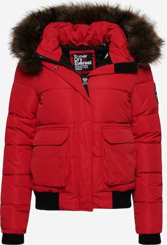 Superdry Bomberjacke 'Ella' in Rot: predná strana