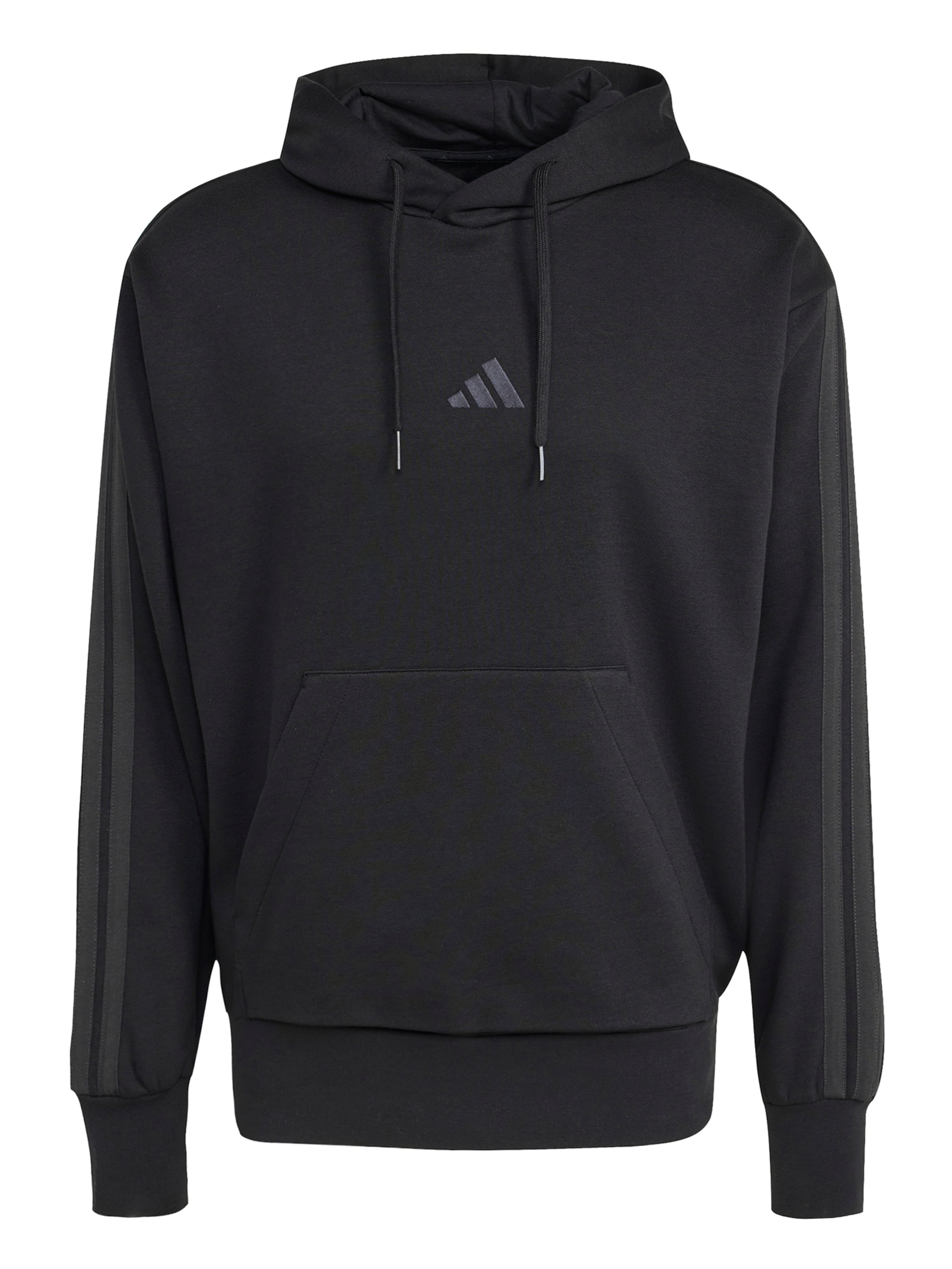 ADIDAS SPORTSWEAR Sportsweatshirt 'Essentials' in Zwart: voorkant