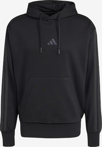 ADIDAS SPORTSWEAR Urheilullinen collegepaita 'Essentials' värissä musta: etupuoli