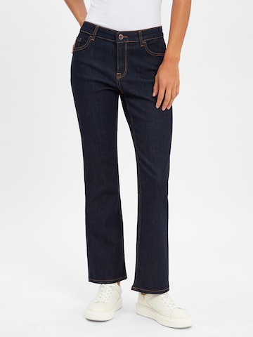 MOS MOSH Flared Jeans ' MMAshley Deluxe ' in Blau: Vorderseite