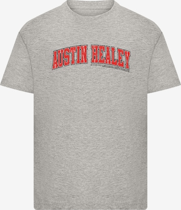 F4NT4STIC Shirt 'British Motor Heritage Austin Healey College' in Grijs: voorkant