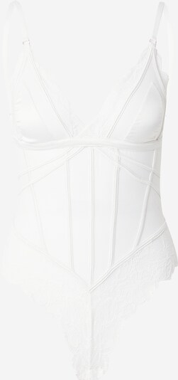 Hunkemöller Body 'Ditte' en blanc, Vue avec produit