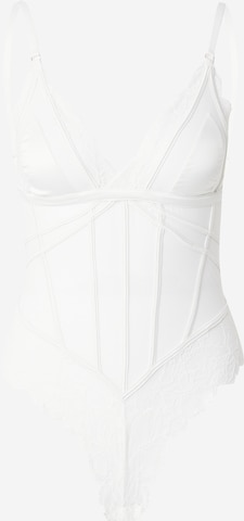 Hunkemöller - Body 'Ditte' em branco: frente