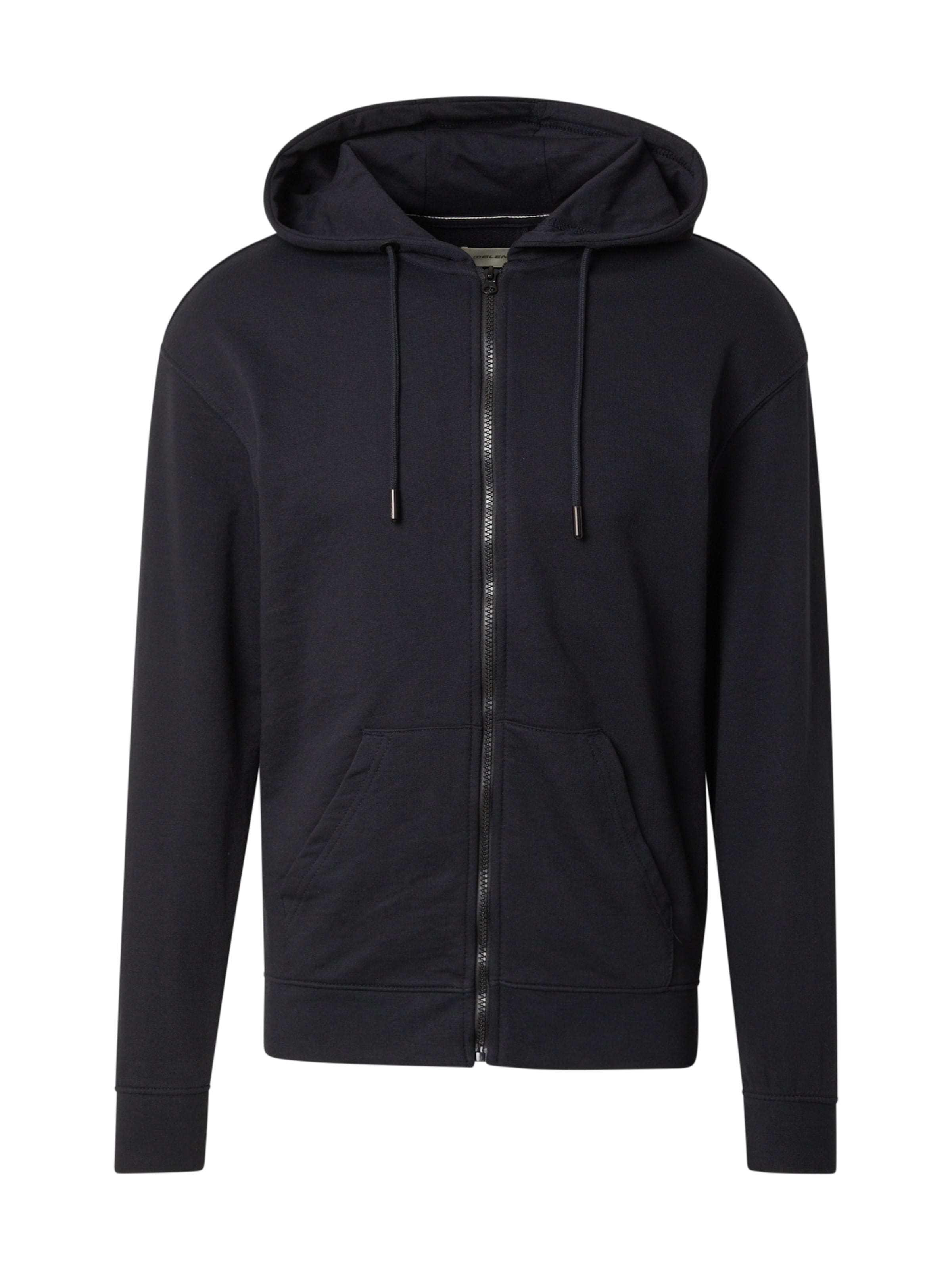 BLEND Sweatjacka 'BRODY' i svart: framsida