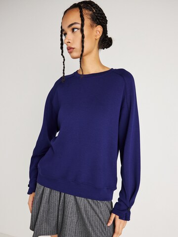 MSCH COPENHAGEN Sweatshirt in Blue