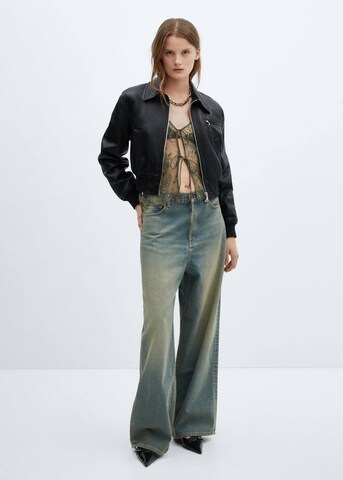 MANGO Jacke 'Phibi' in Schwarz