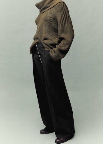 MANGO Loose fit Pants 'Laly' in Black