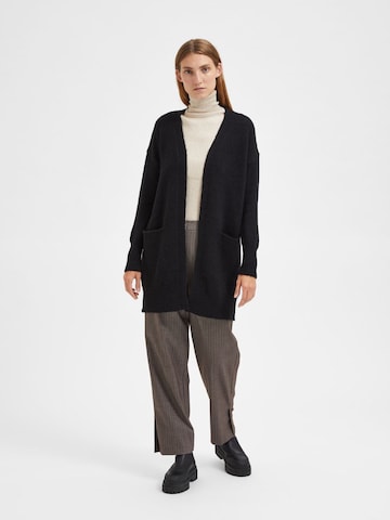 SELECTED FEMME Cardigan 'Lulu' i sort