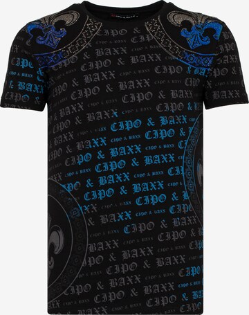 CIPO & BAXX Shirt in Zwart: voorkant