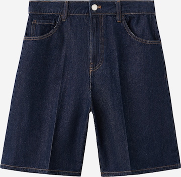 MANGO Wide Leg Farkut 'CAMILLA' värissä sininen: etupuoli