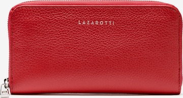 Lazarotti Wallet 'Milano' in Red: front