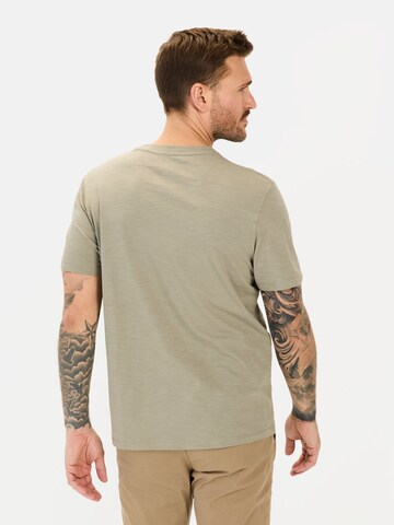 CAMEL ACTIVE T-Shirt mit Print aus Organic Cotton in Grün
