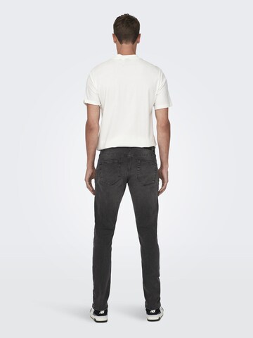 Only & Sons regular Jeans i grå