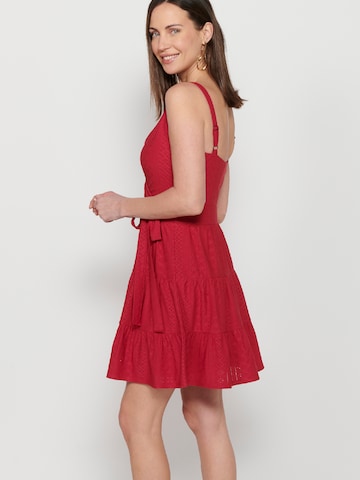 Robe d’été KOROSHI en rouge